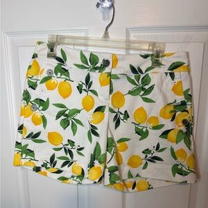 Isaac Mizrahi Lemon Print Women's Shorts